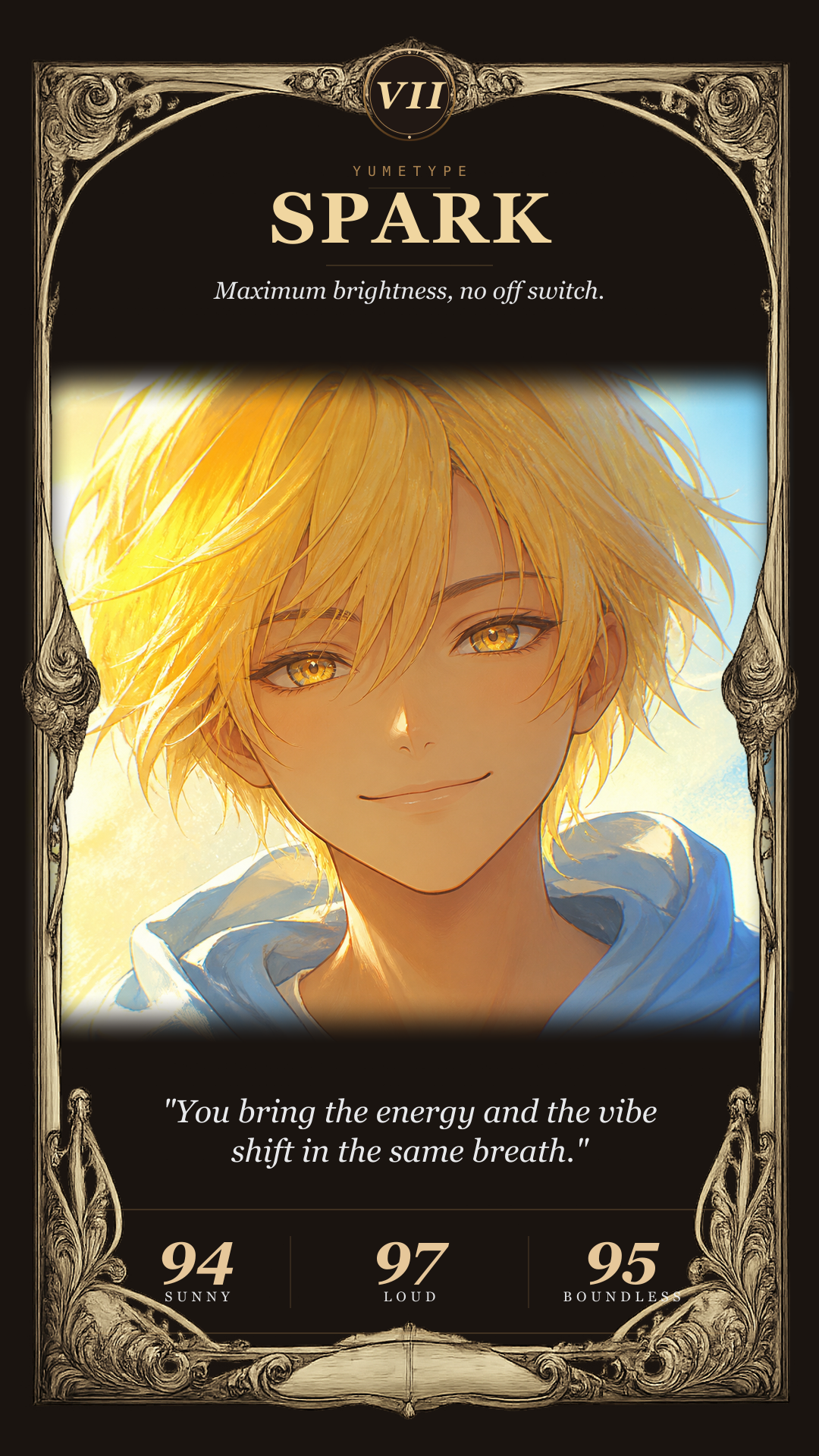 The Genki Spark archetype card